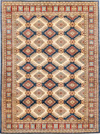 Hand Made Pakistan Mamluk 6'10" x 9'2" Tan Rug