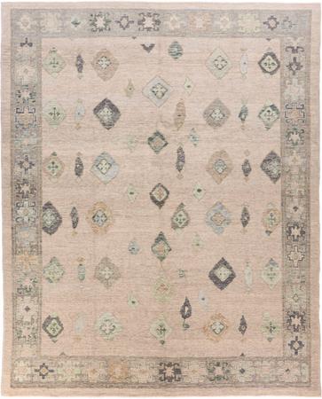 Hand Made Turkey Oushak 7'10" x 9'9" Gray LT Rug