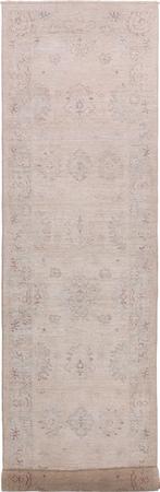 Hand Made Egypt Oushak 2'7" x 9'9" Beige Rug
