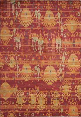 Nourison Dune DUN05 Red/Burgundy